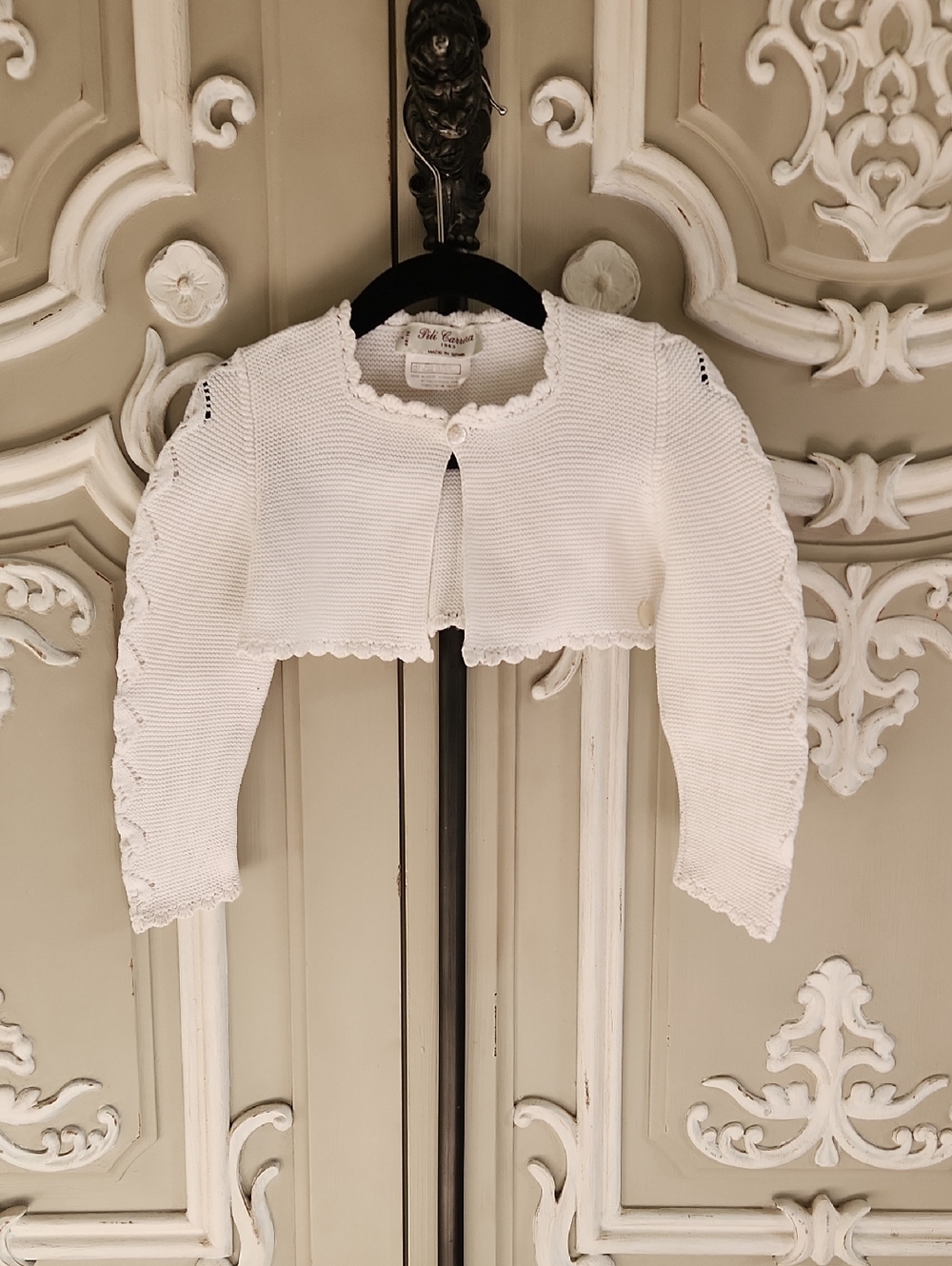 Pili Carrera Girl Cropped Carsigan Size 2
